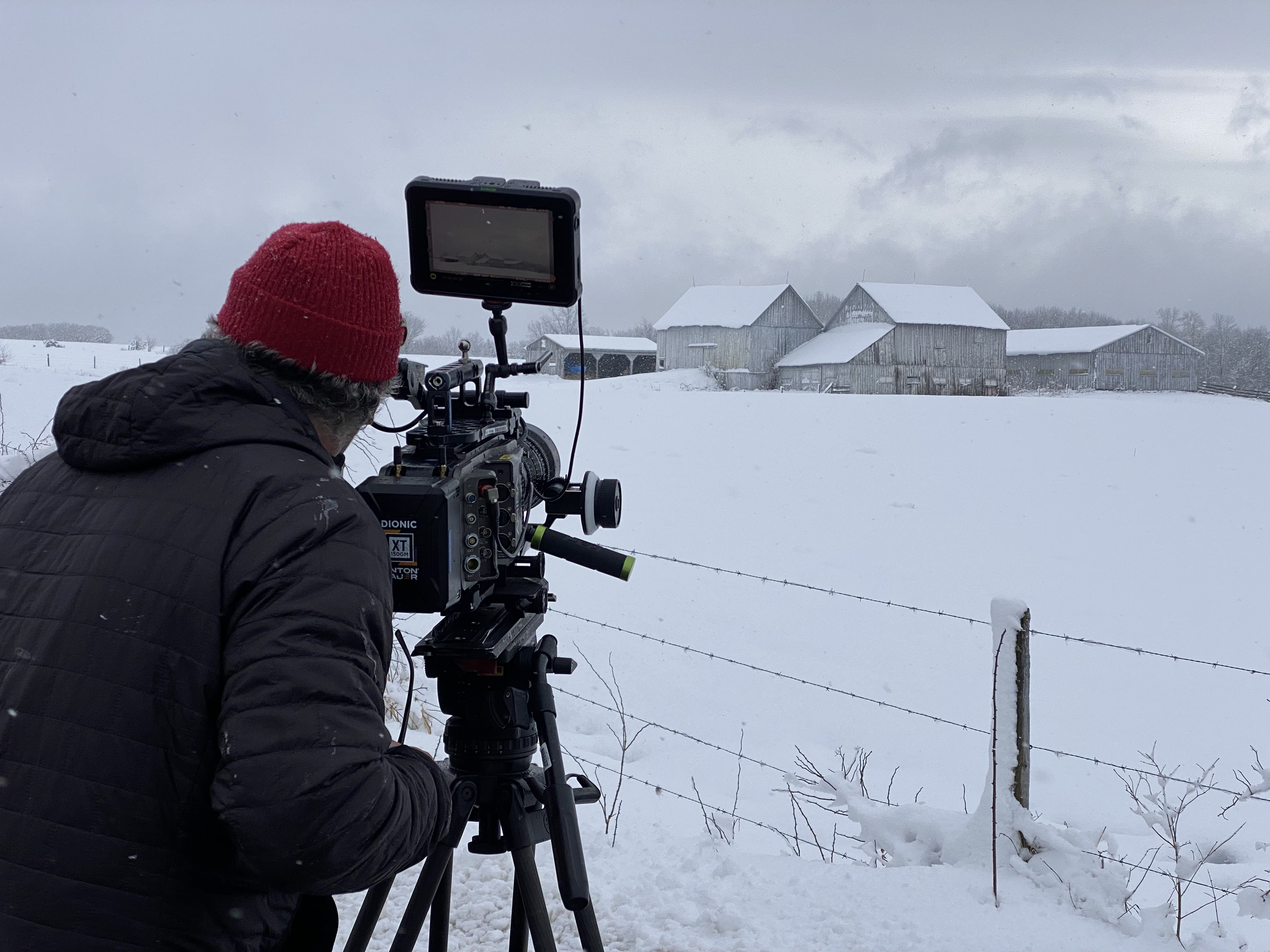 Filming in Middlebury for PBS American Masters
